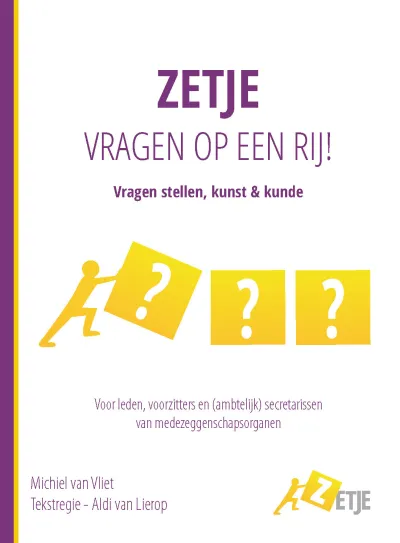Zetje vragen op een rij!