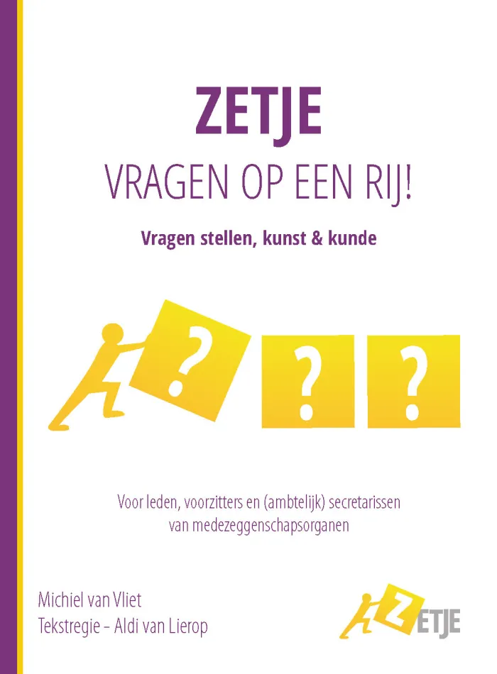 Zetje vragen op een rij!